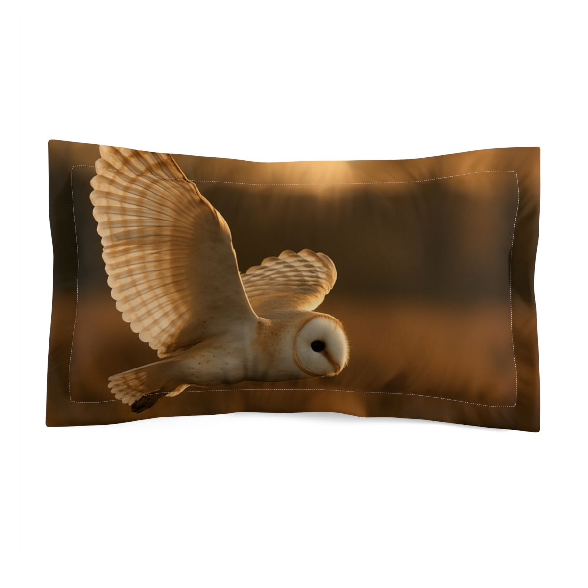 Silent Watcher Barn Owl trendy accent pillows