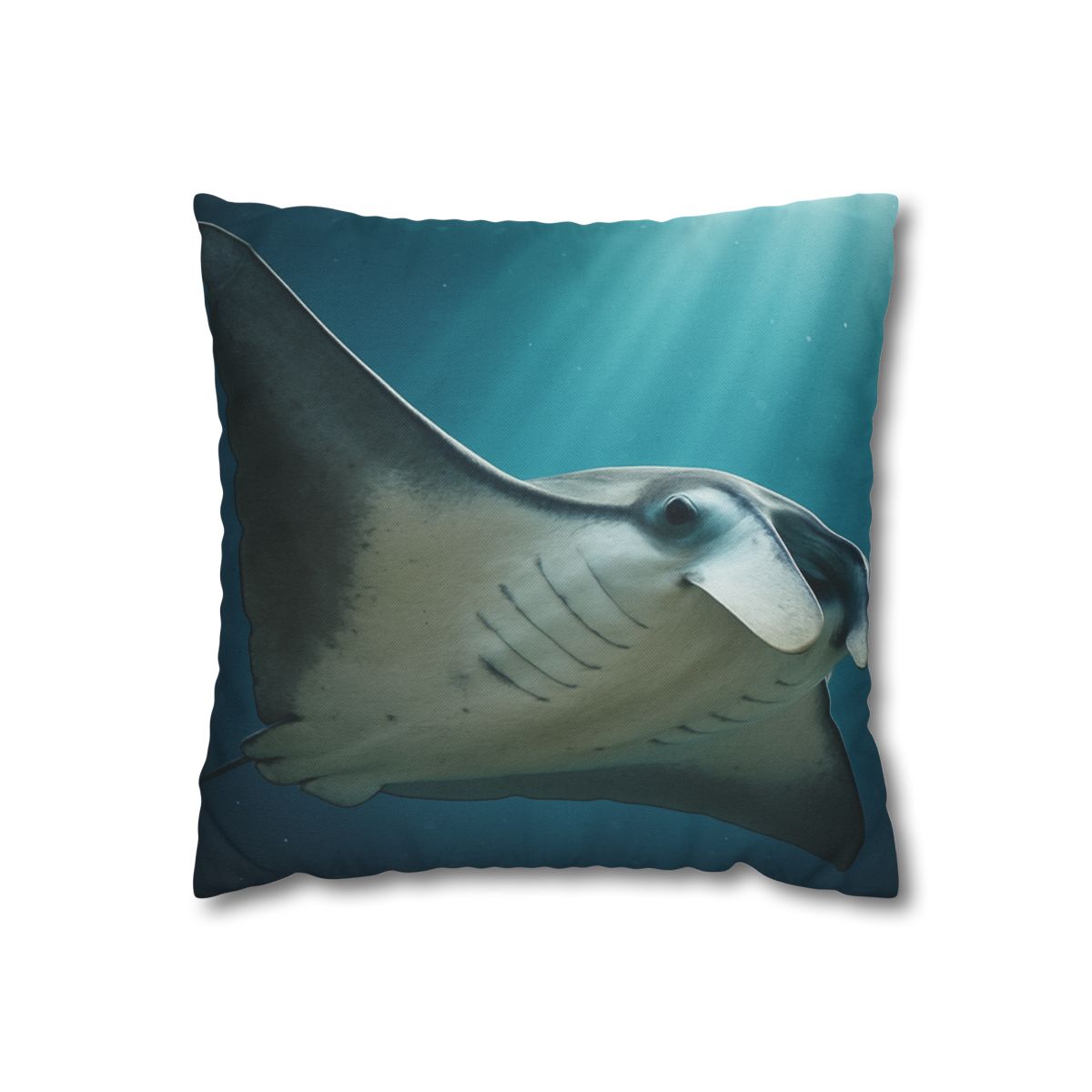 Silk Wing Drift Manta Ray custom pillow cases
