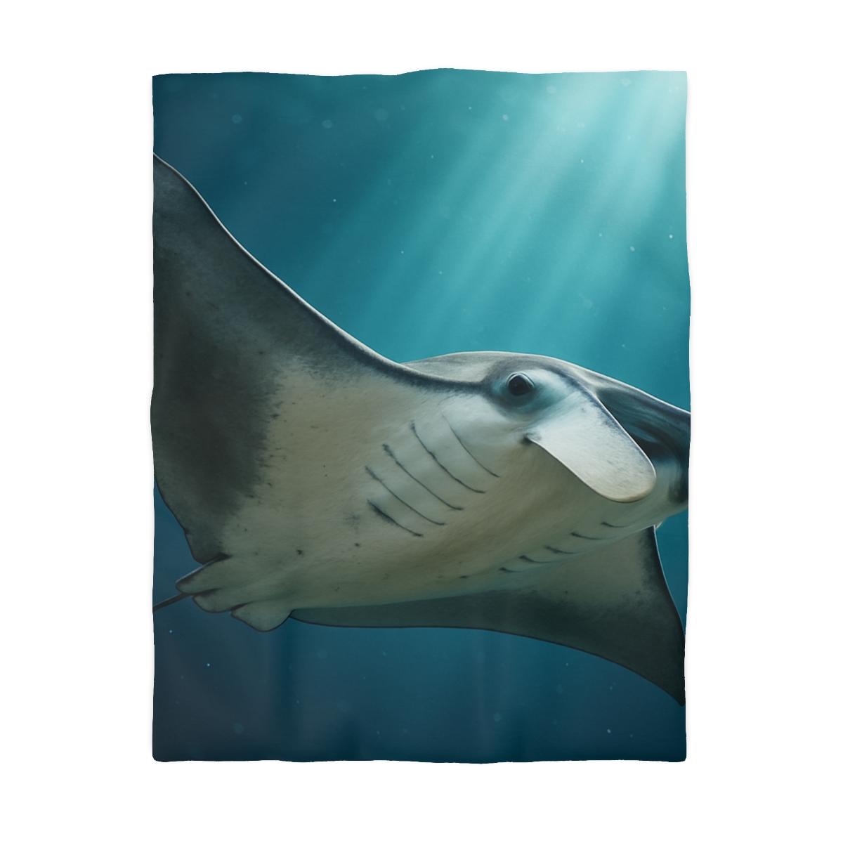 Silk Wing Drift Manta Ray personalized bedding duvets
