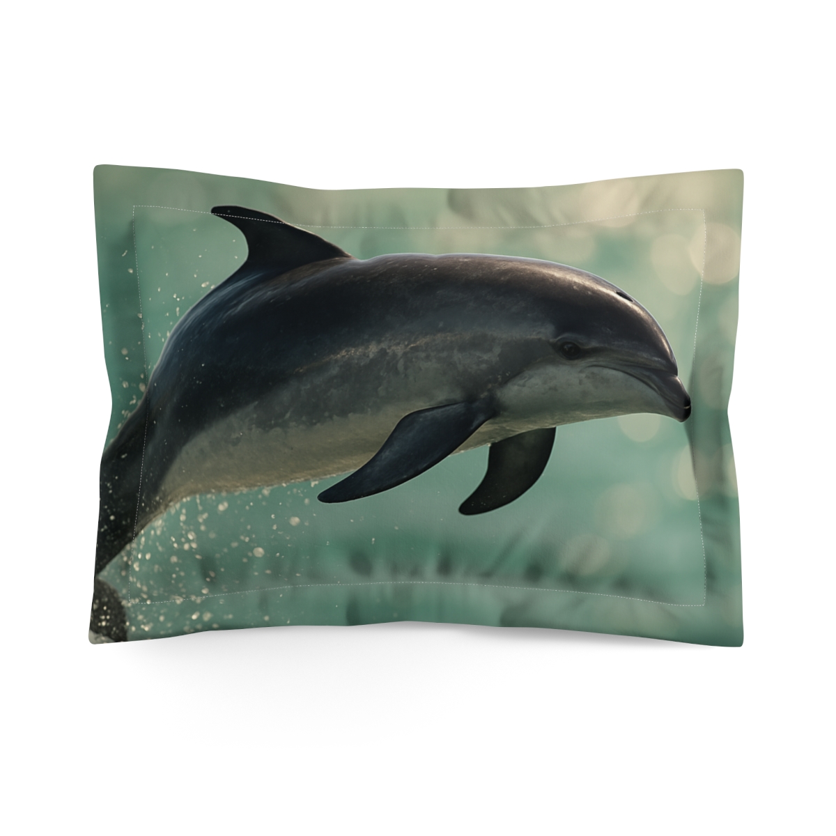 Silver Arc Dusky Dolphin unique shape pillows