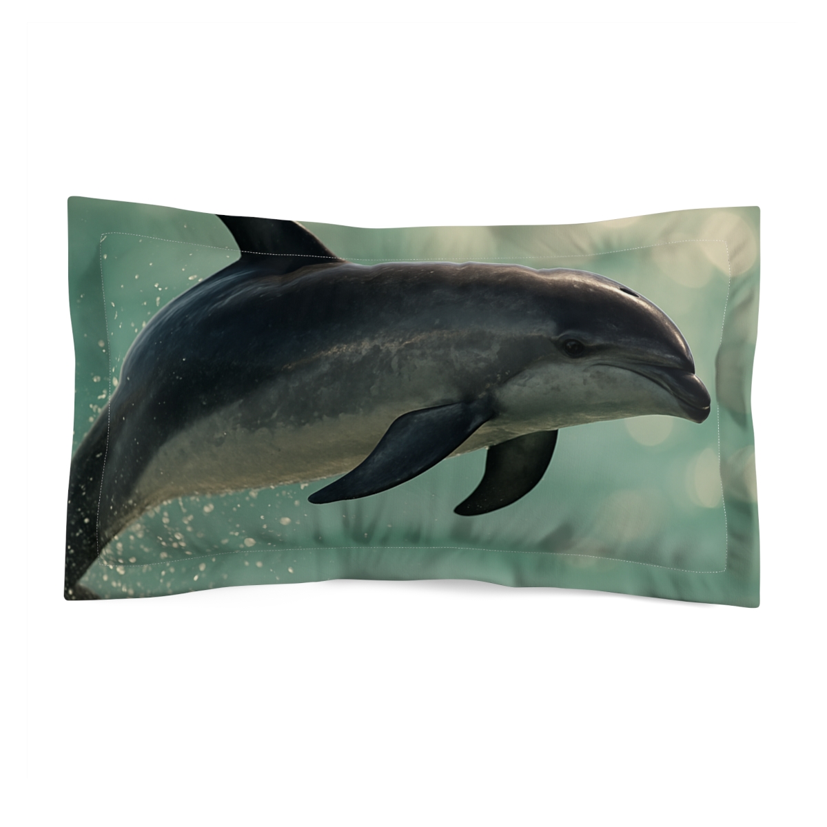 Silver Arc Dusky Dolphin unique shape pillows