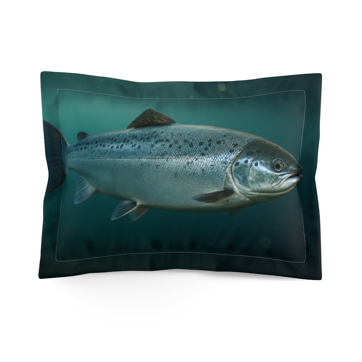 Silver Current Atlantic Salmon gift pillows for home