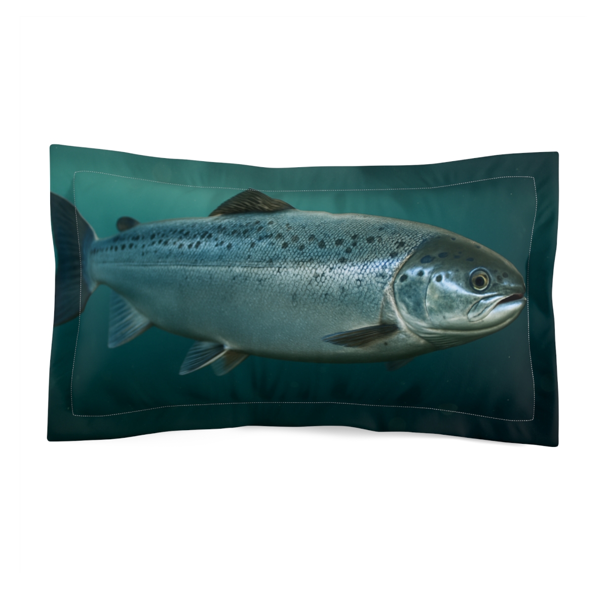 Silver Current Atlantic Salmon gift pillows for home