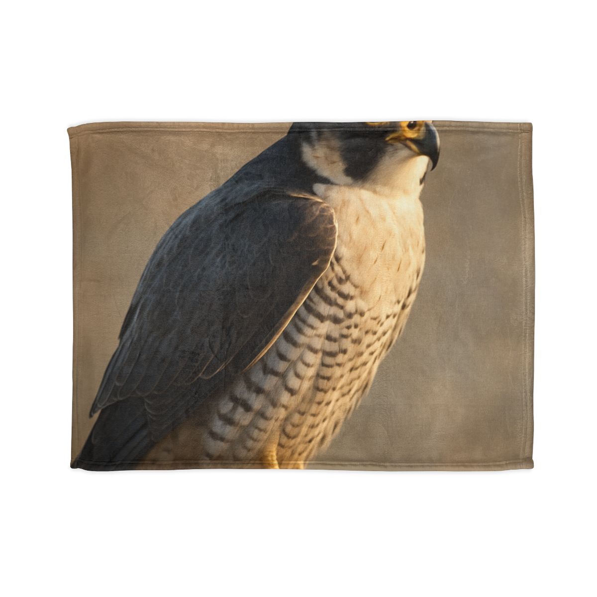 Silver Dusk Peregrine Falcon custom blankets