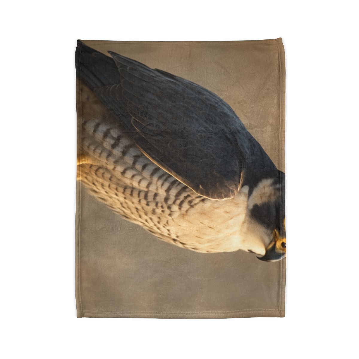 Silver Dusk Peregrine Falcon custom blankets