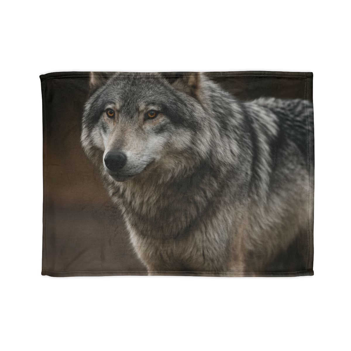 Silver Gaze Gray Wolf decorative home blankets