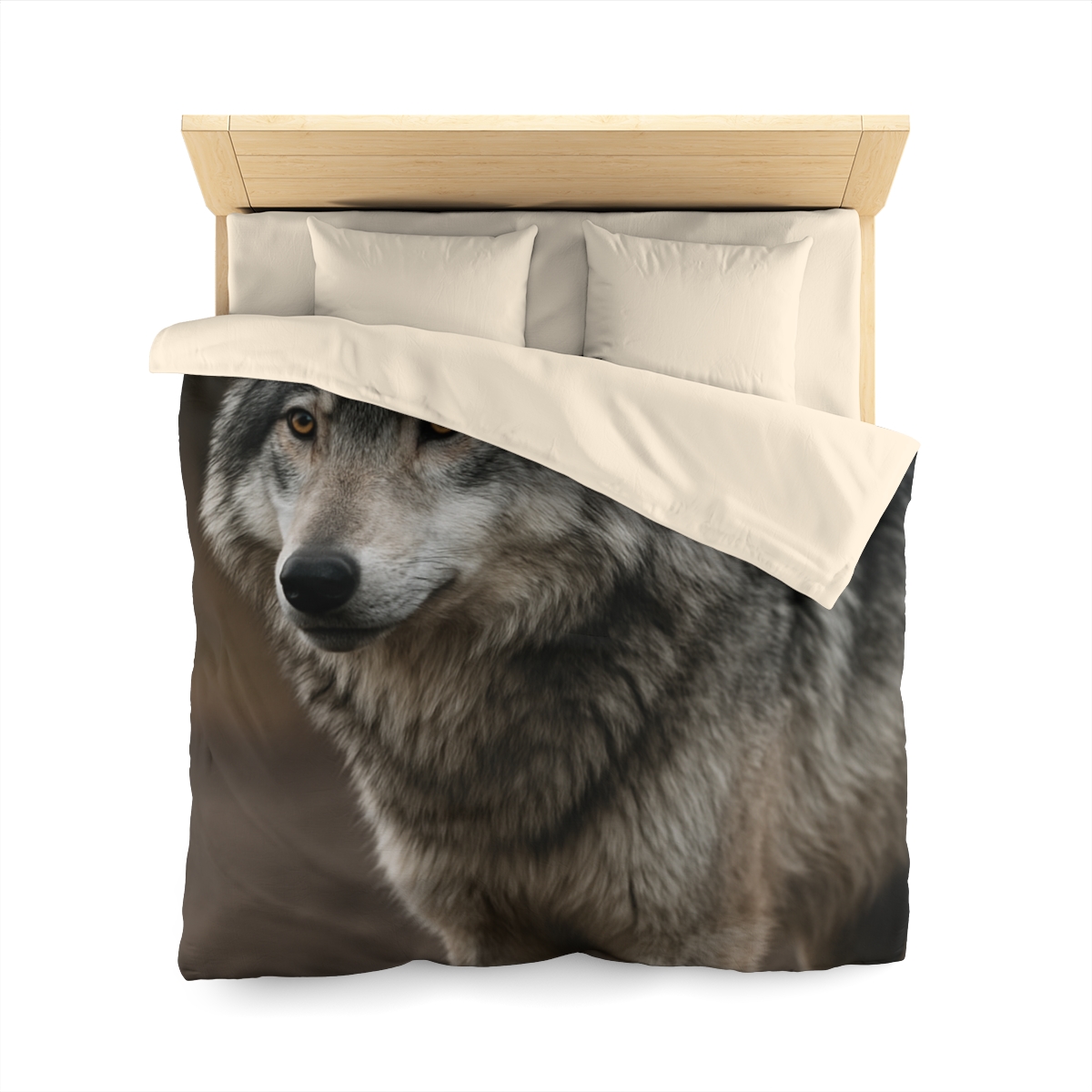 Silver Gaze Gray Wolf duvets for gifts