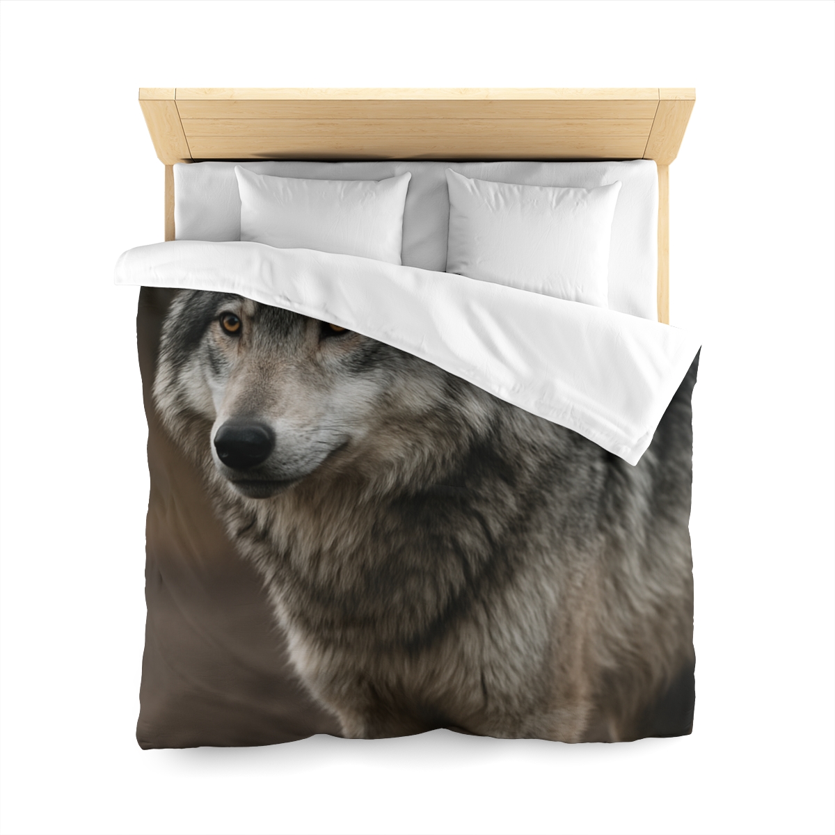 Silver Gaze Gray Wolf duvets for gifts