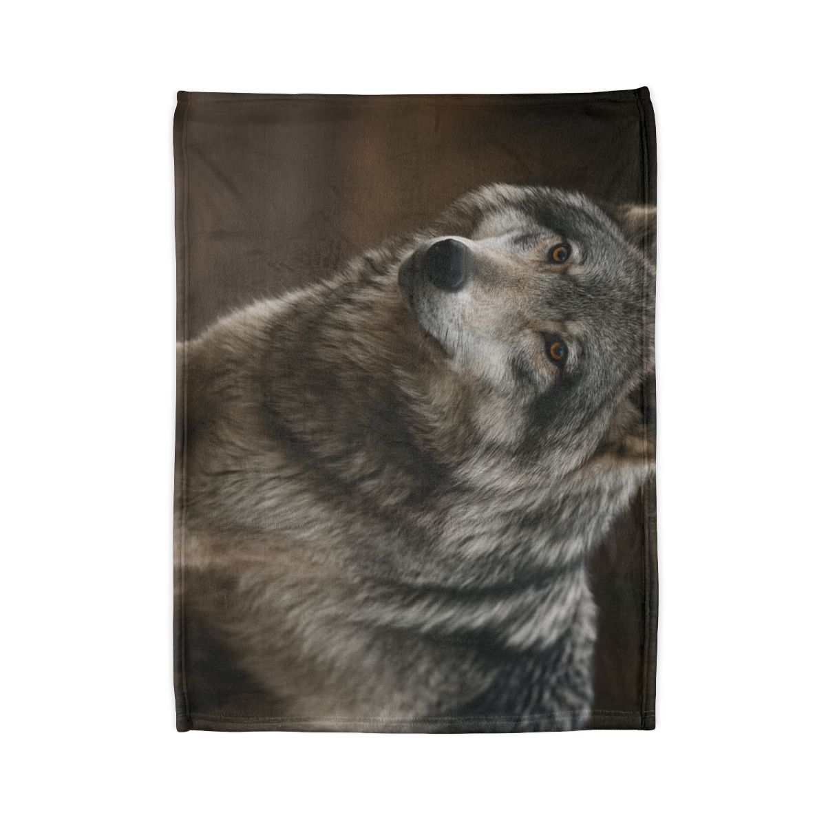 Silver Gaze Gray Wolf decorative home blankets