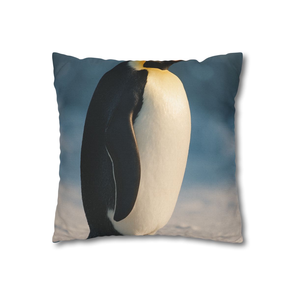 Silver Horizon Emperor Penguin stylish decorative pillowcases