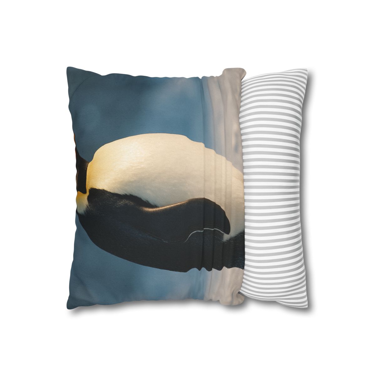 Silver Horizon Emperor Penguin stylish decorative pillowcases