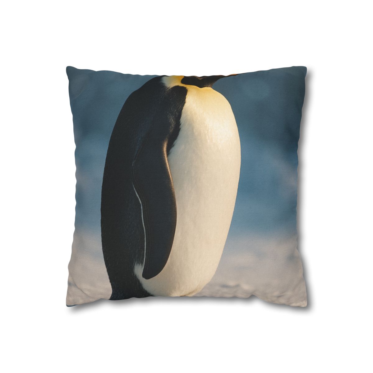 Silver Horizon Emperor Penguin stylish decorative pillowcases