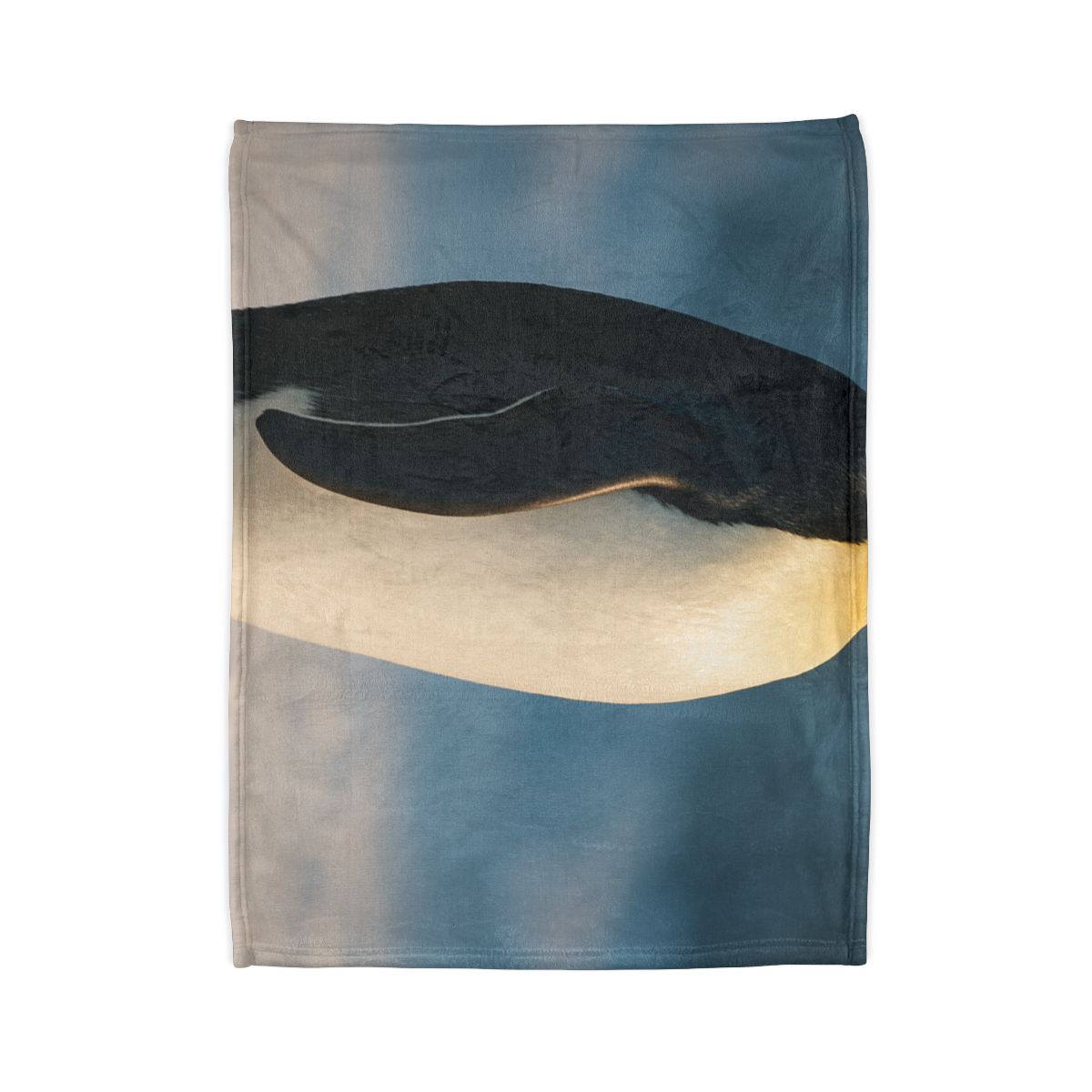 Silver Horizon Emperor Penguin designer printed blankets