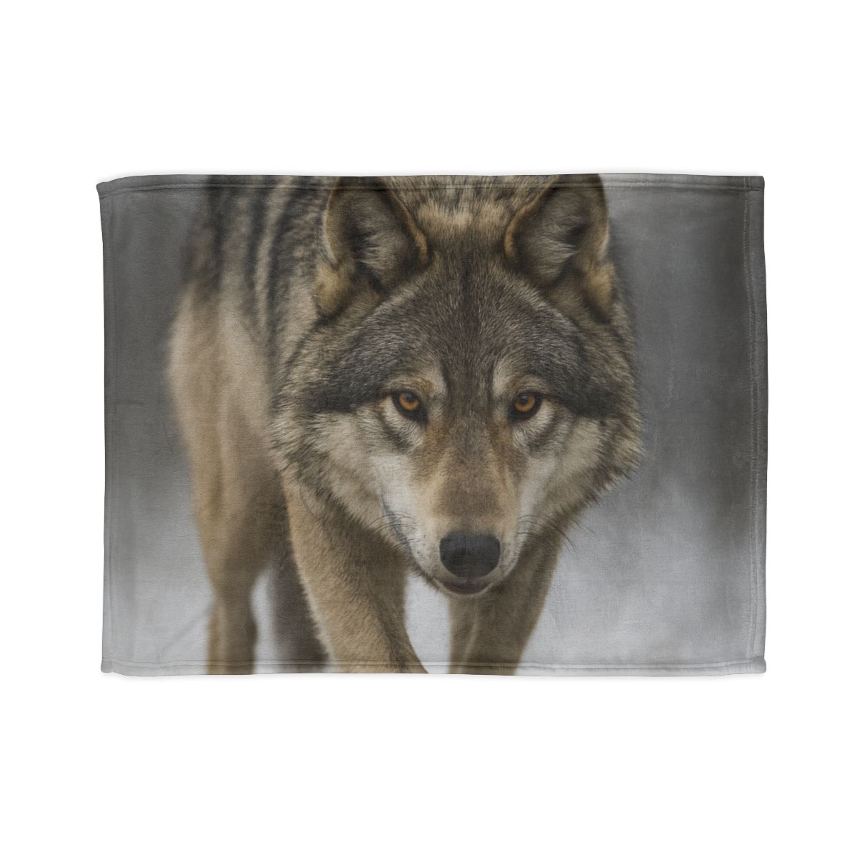 Silver Hush Gray Wolf warm winter blankets