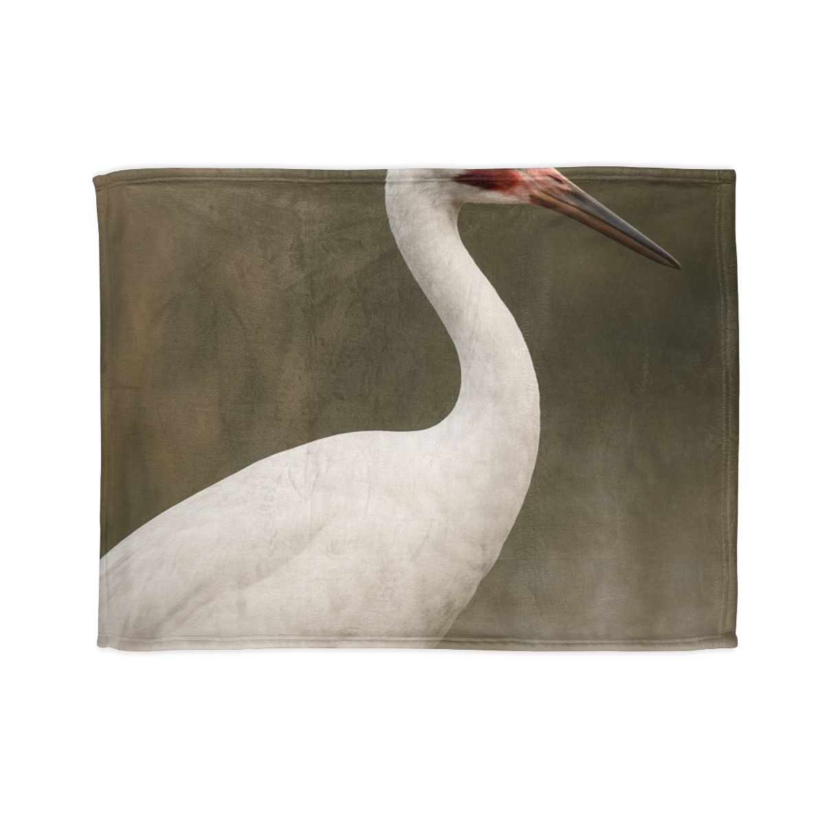Silver Poise Whooping Crane custom blankets