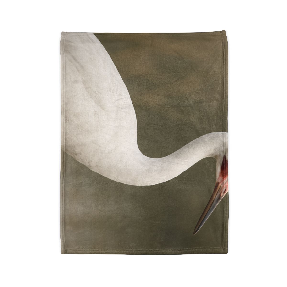 Silver Poise Whooping Crane custom blankets