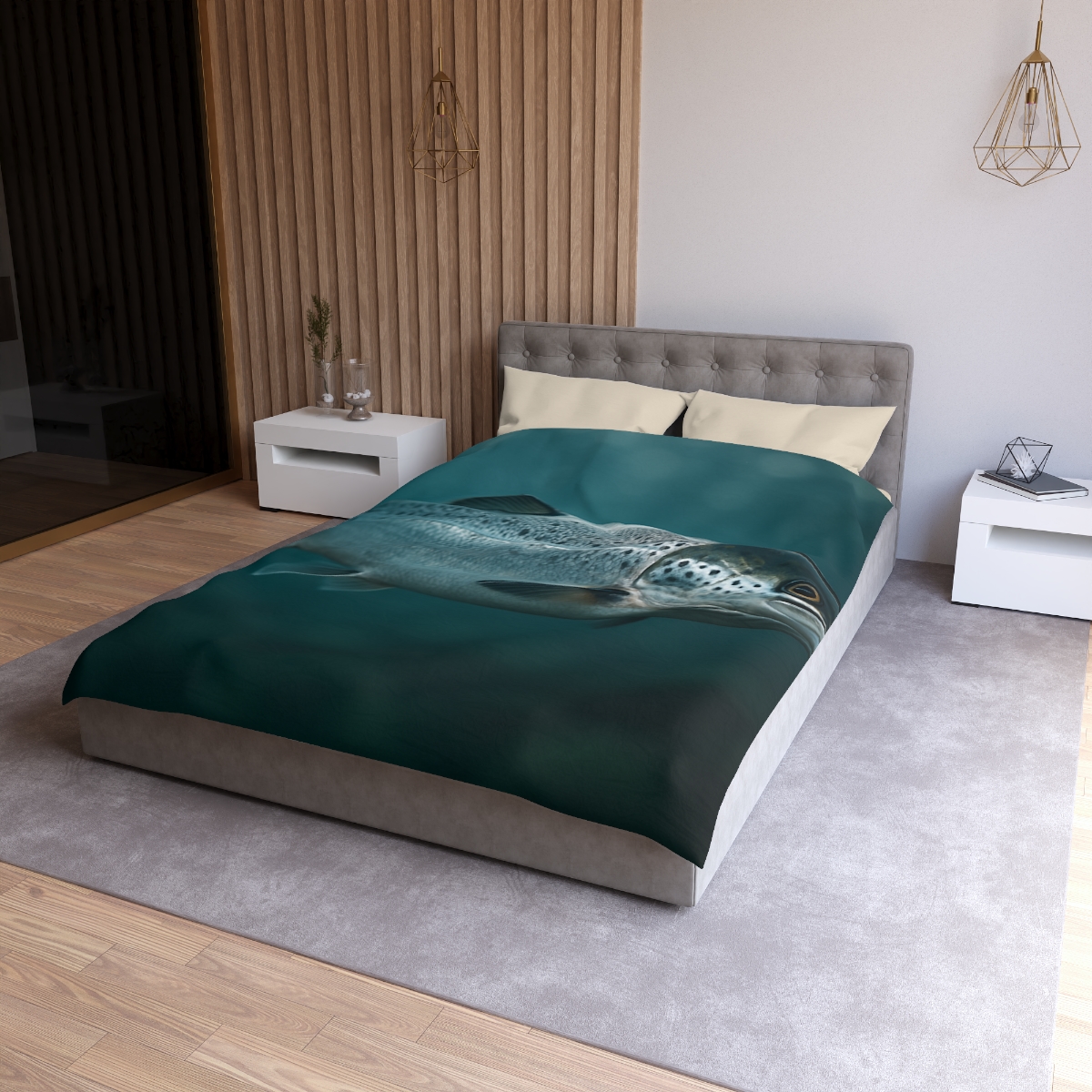 Silver Run Atlantic Salmon trendy bedroom duvets