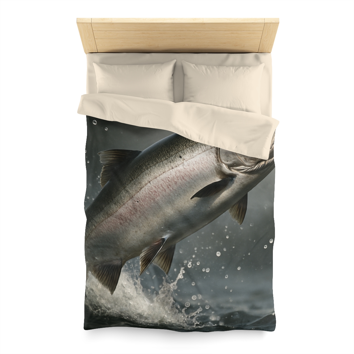 Silver Surge Chinook Salmon warm winter duvets