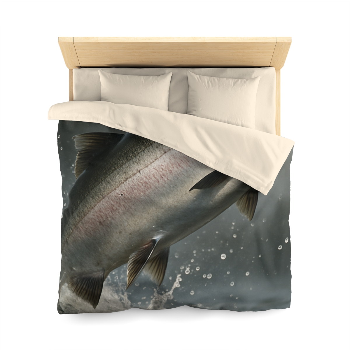 Silver Surge Chinook Salmon warm winter duvets