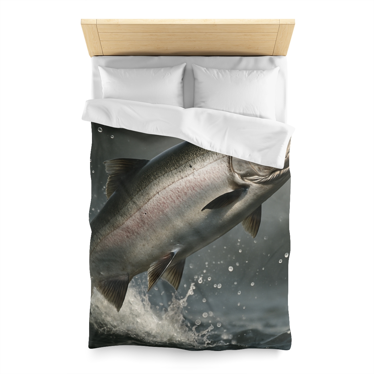 Silver Surge Chinook Salmon warm winter duvets