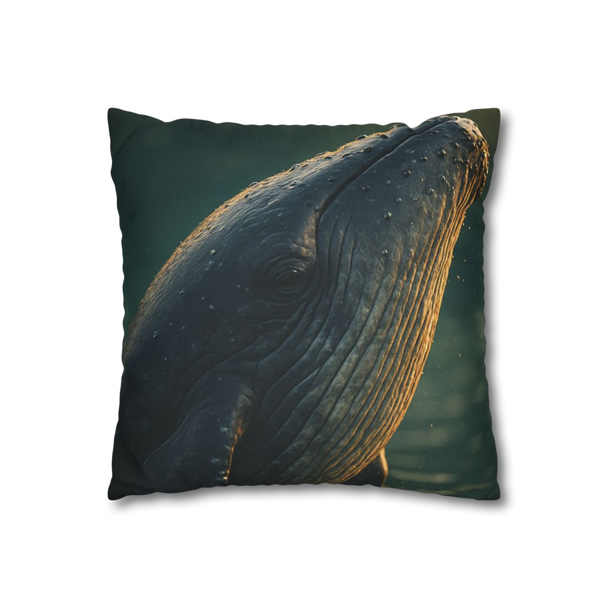 Silver Surge Humpback Whale soft cotton pillow cases