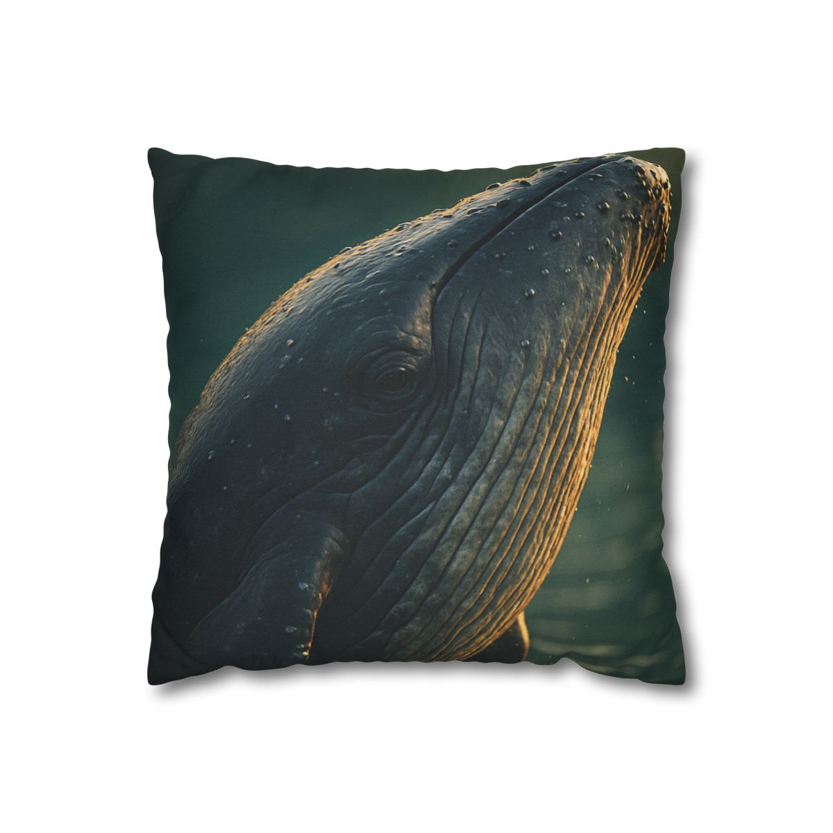 Silver Surge Humpback Whale soft cotton pillow cases