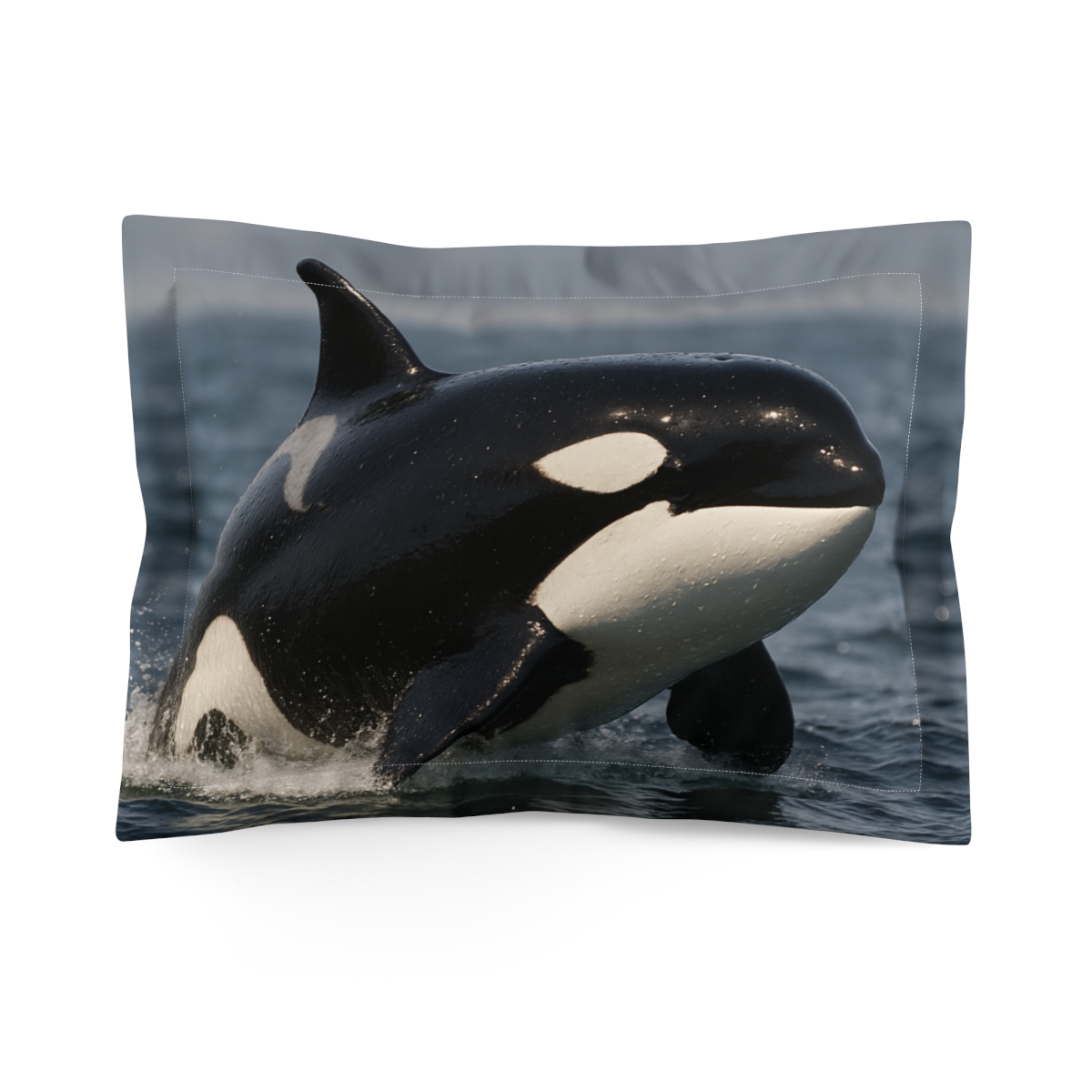 Silver Surge Orca trendy accent pillows