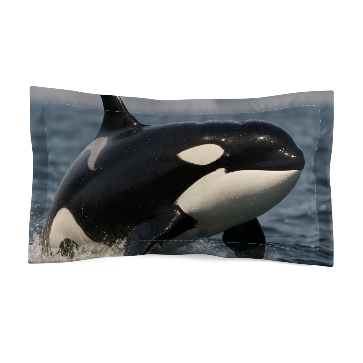 Silver Surge Orca trendy accent pillows