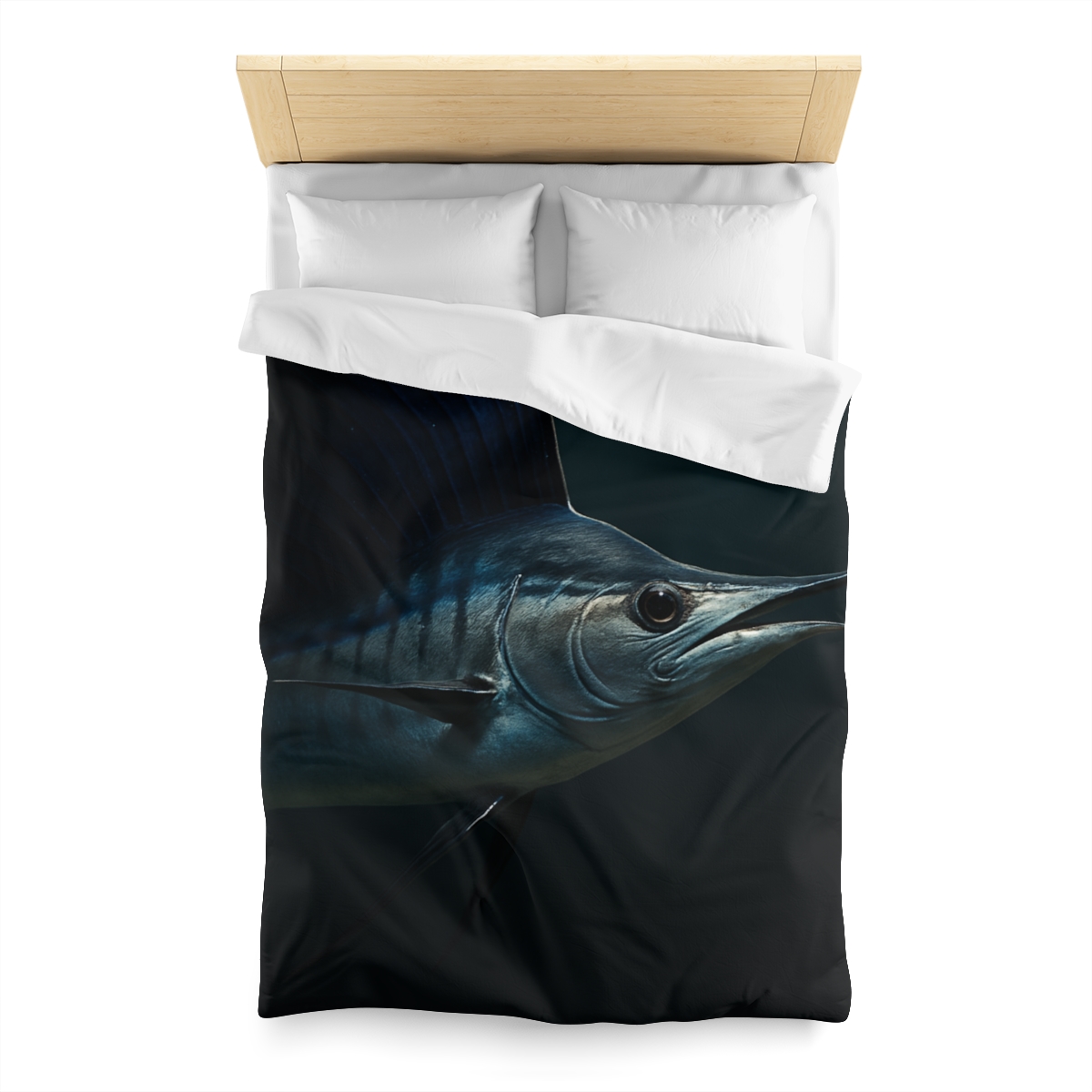 Silver Wake Sailfish unique patterned duvets