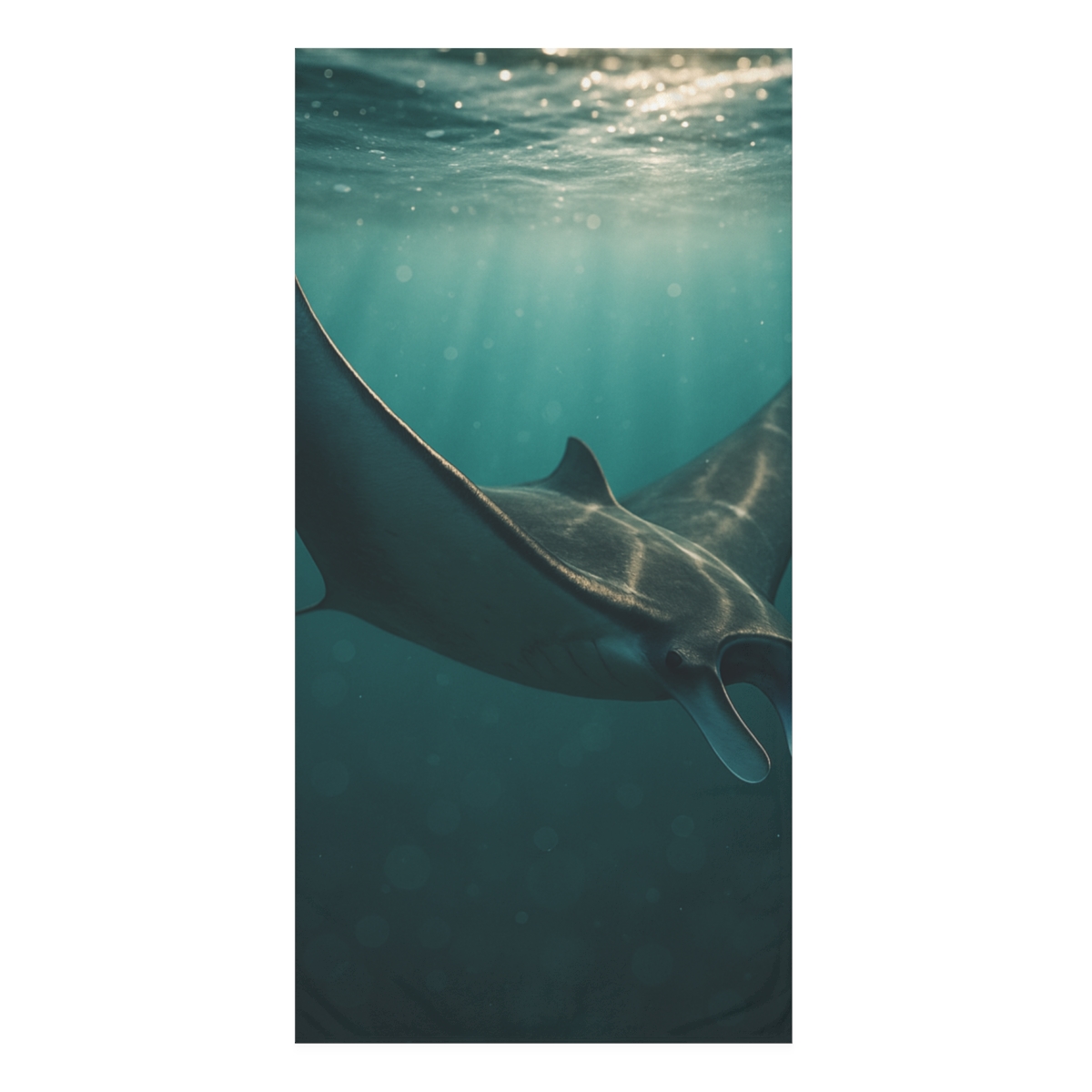 Silver Wing Horizon Manta Ray custom towels