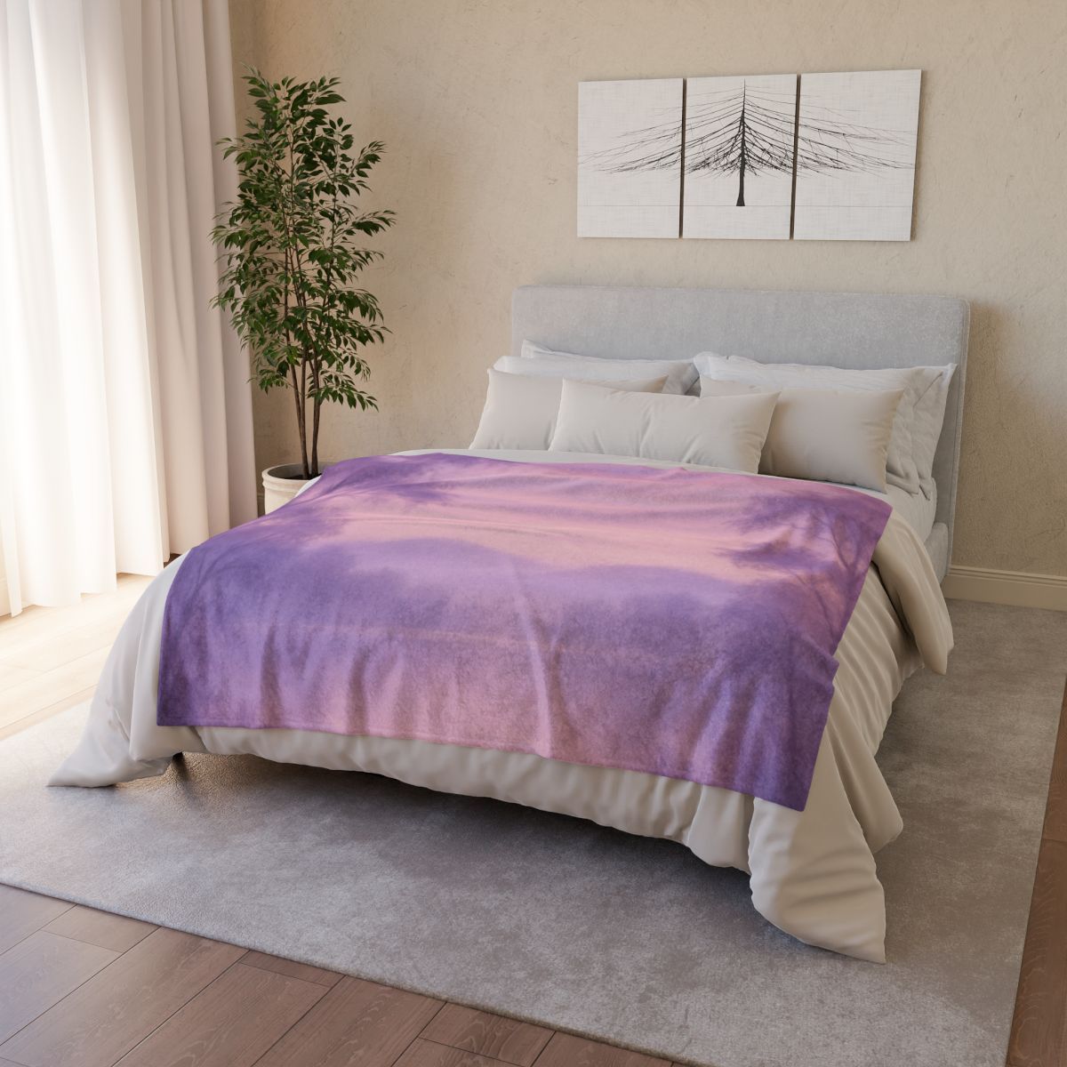 Simple elegant bed Blanket