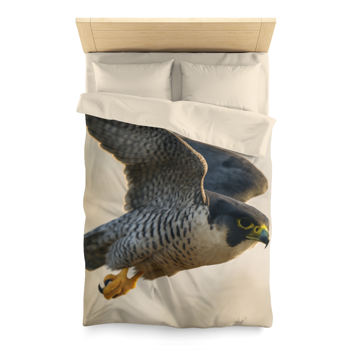 Sky Bolt Peregrine Falcon warm winter duvets