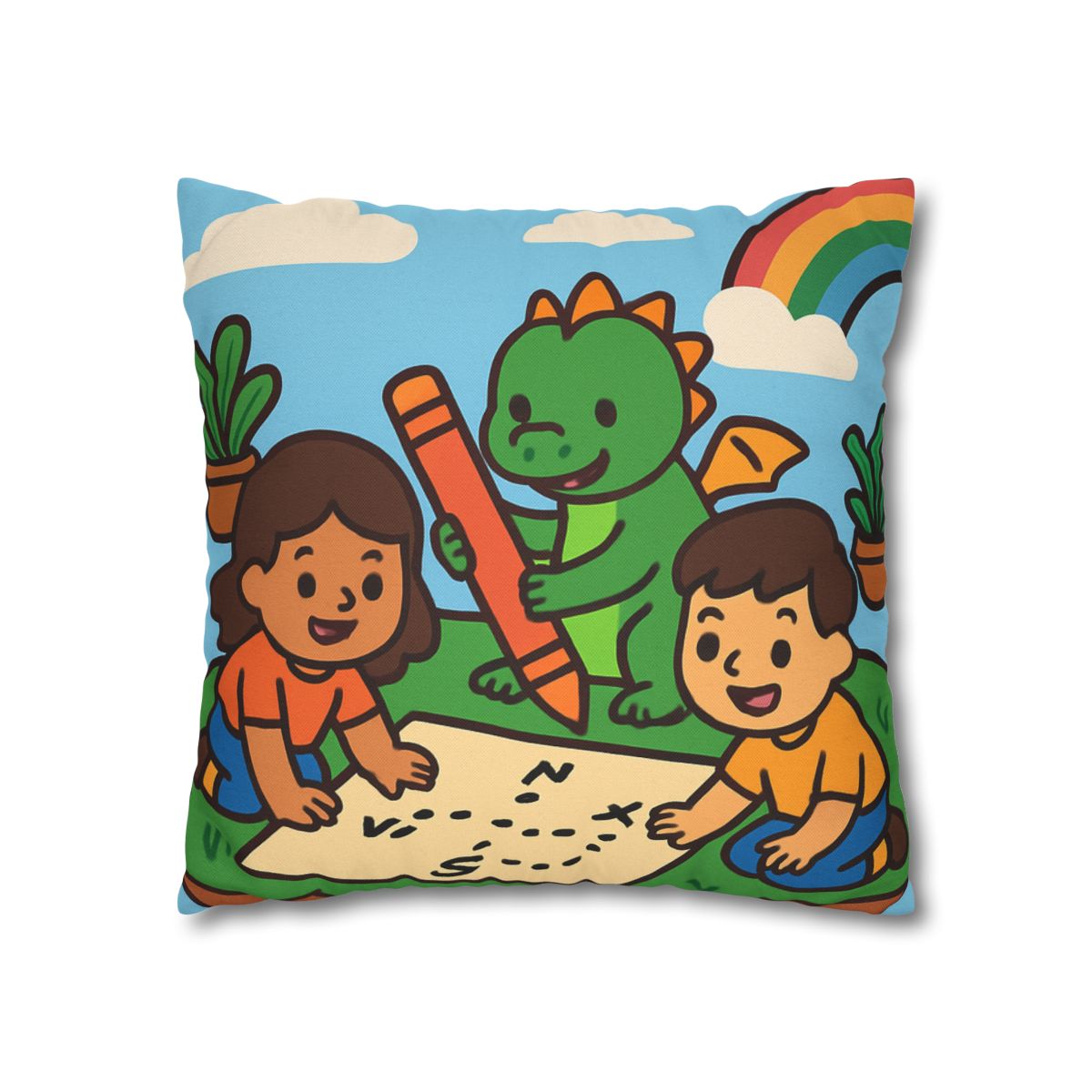 Sky Garden Map Makers With A Baby Dragon unique gift pillow cases