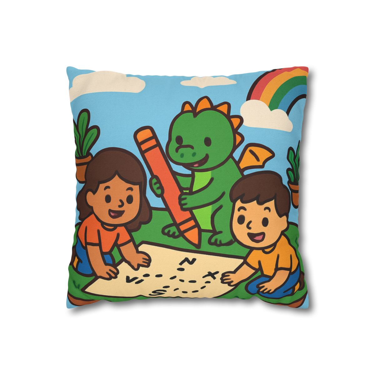 Sky Garden Map Makers With A Baby Dragon unique gift pillow cases