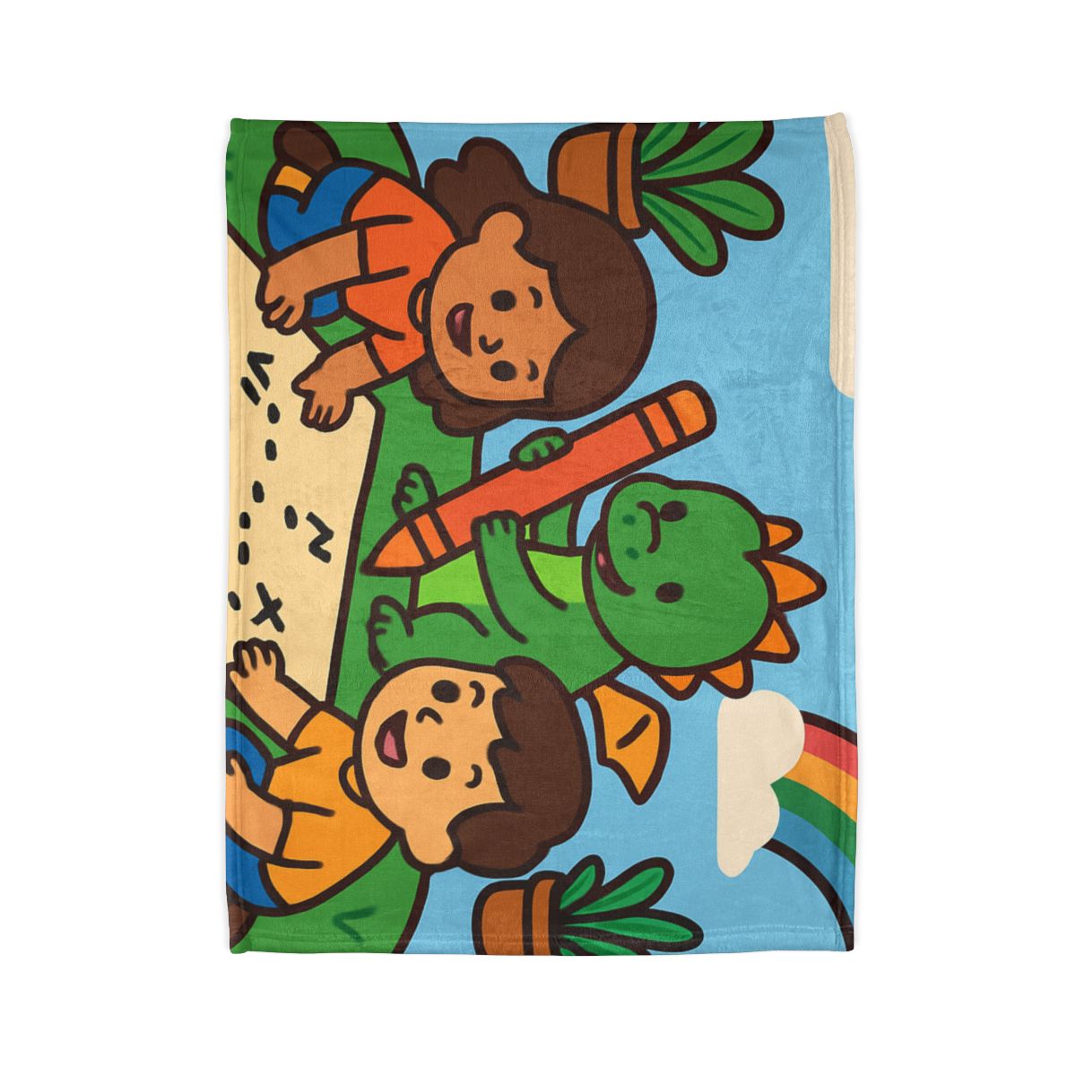 Sky Garden Map Makers With A Baby Dragon trendy patterned blankets