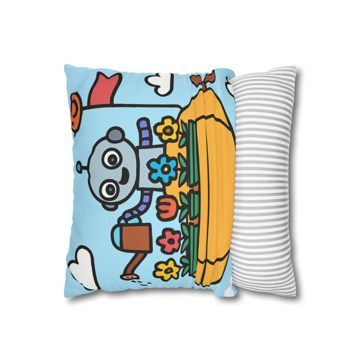 Sky Garden On A Friendly Airship trendy patterned pillow cases
