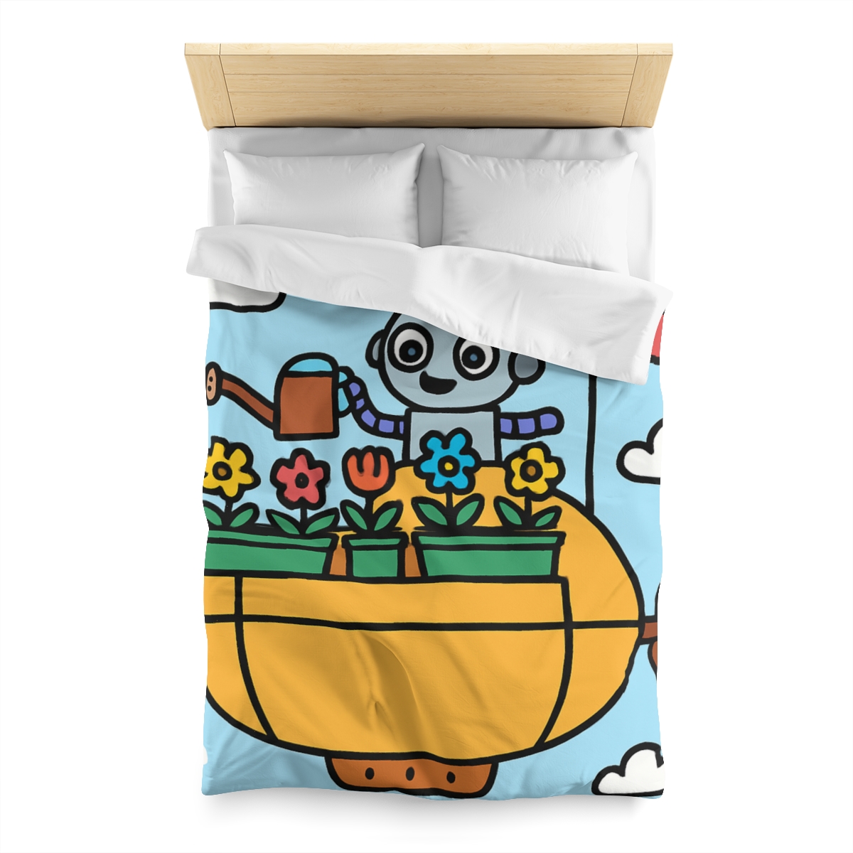 Sky Garden On A Friendly Airship trendy bedroom duvets