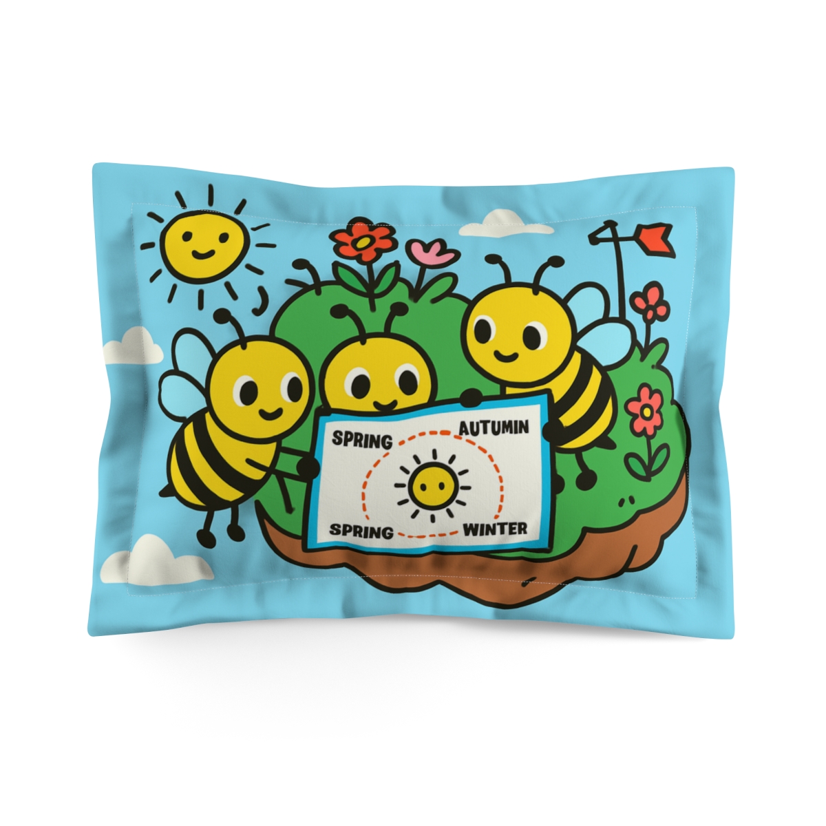Sky Garden Where Bees Map The Sun trendy accent pillows