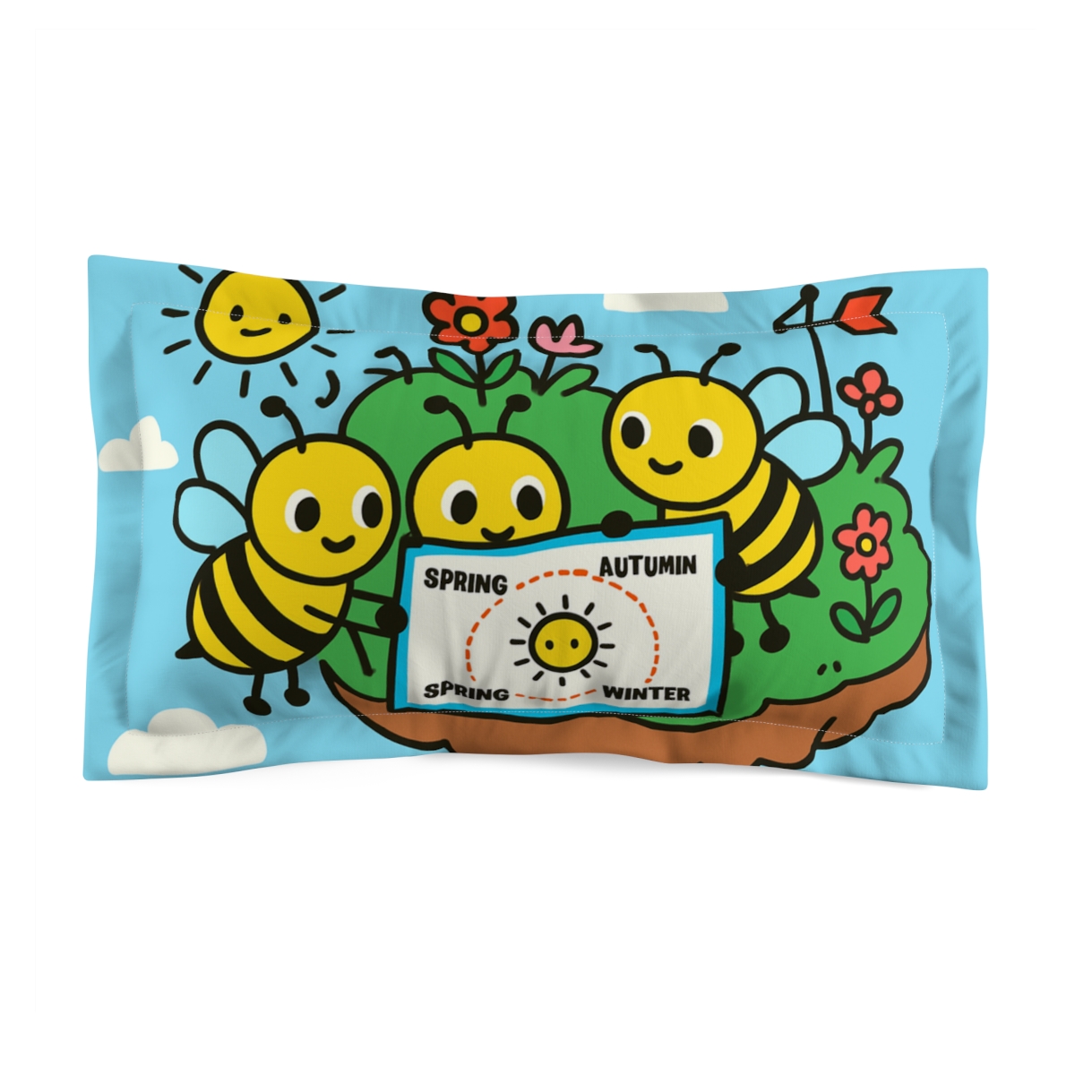 Sky Garden Where Bees Map The Sun trendy accent pillows