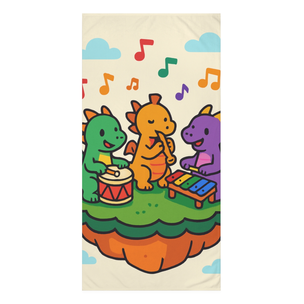 Sky Island Of Musical Dragons decorative home towels