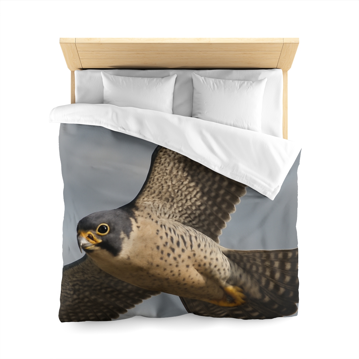 Sky Lance Peregrine Falcon personalized bedding duvets