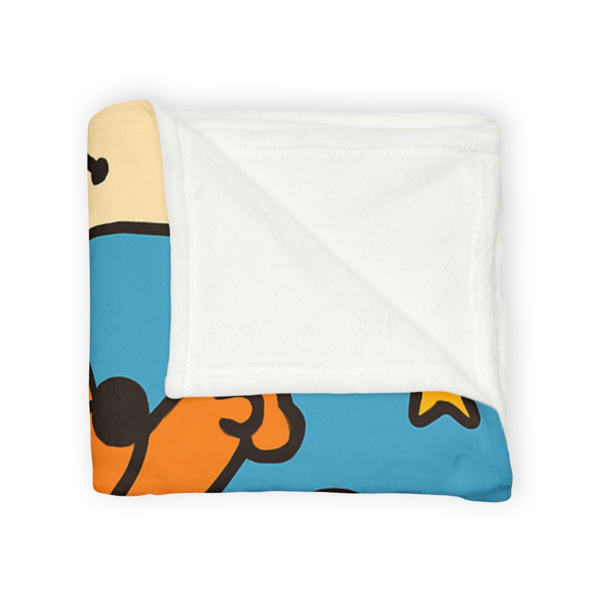 Sky Map Fox And The Cloud Compass soft fleece blankets