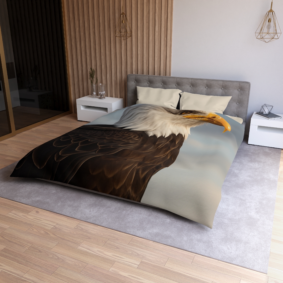 Sky Sovereign Bald Eagle custom duvets