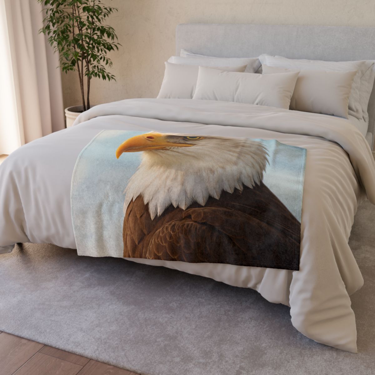 Sky Sovereign Bald Eagle custom blankets