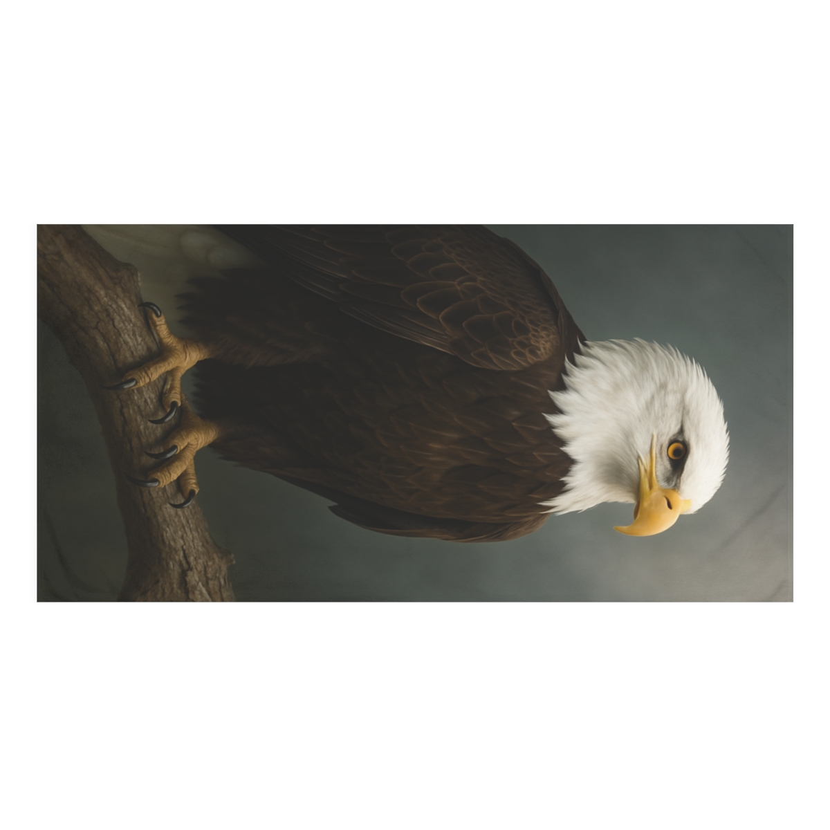 Sky Sovereign Bald Eagle personalized bath towels