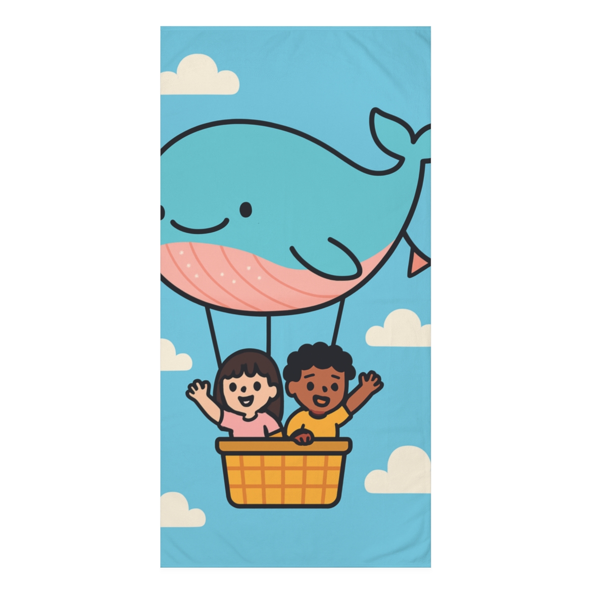 Sky Whale Balloon Parade decorative home towelscustom towels