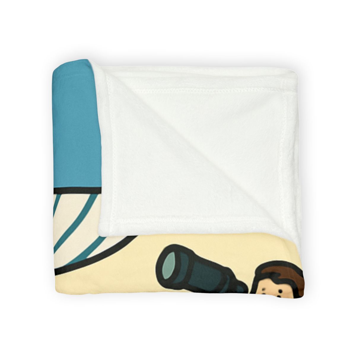 Sky Whale Over The Map City designer printed blankets