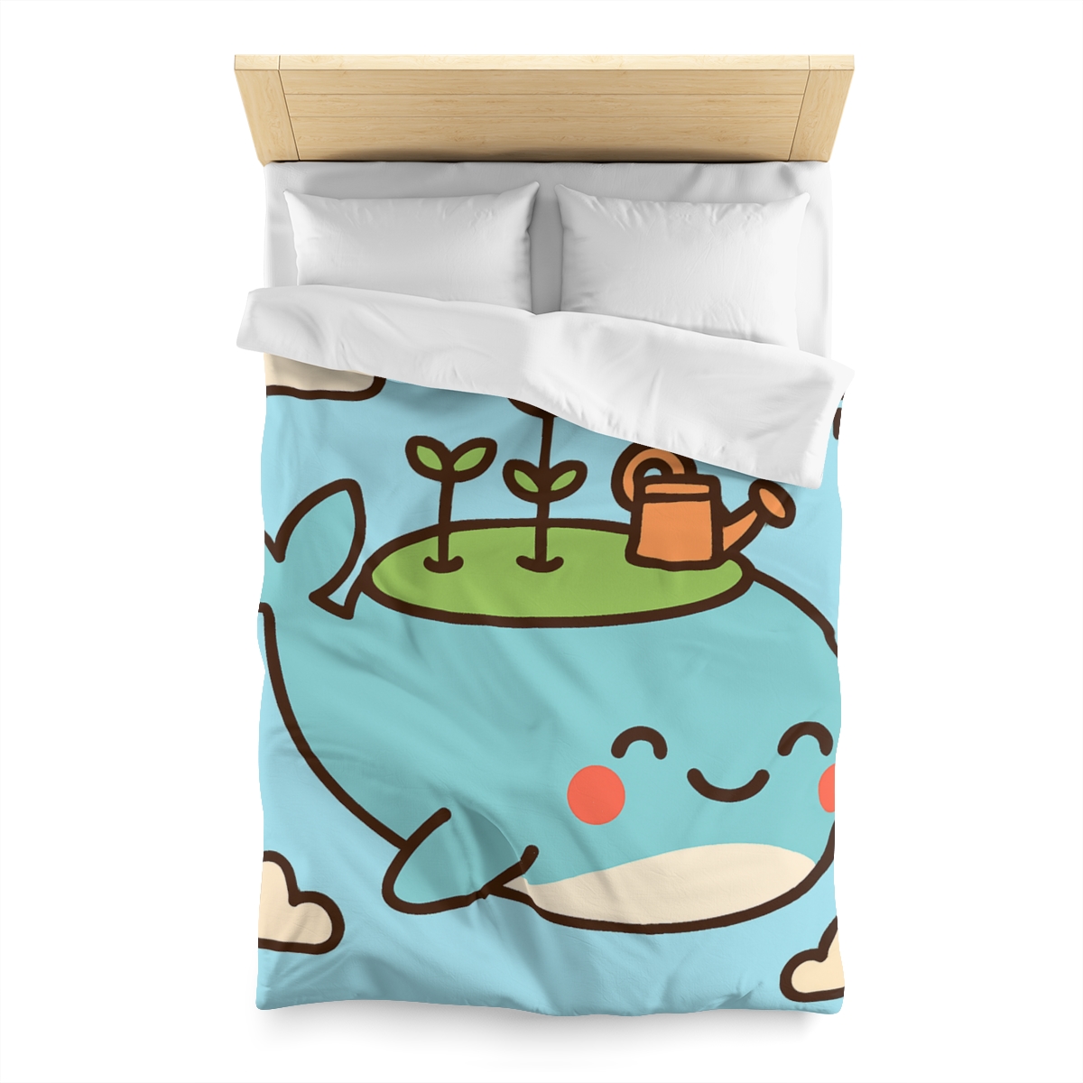 Sky Whale Seedling Planet Garden duvets for gifts