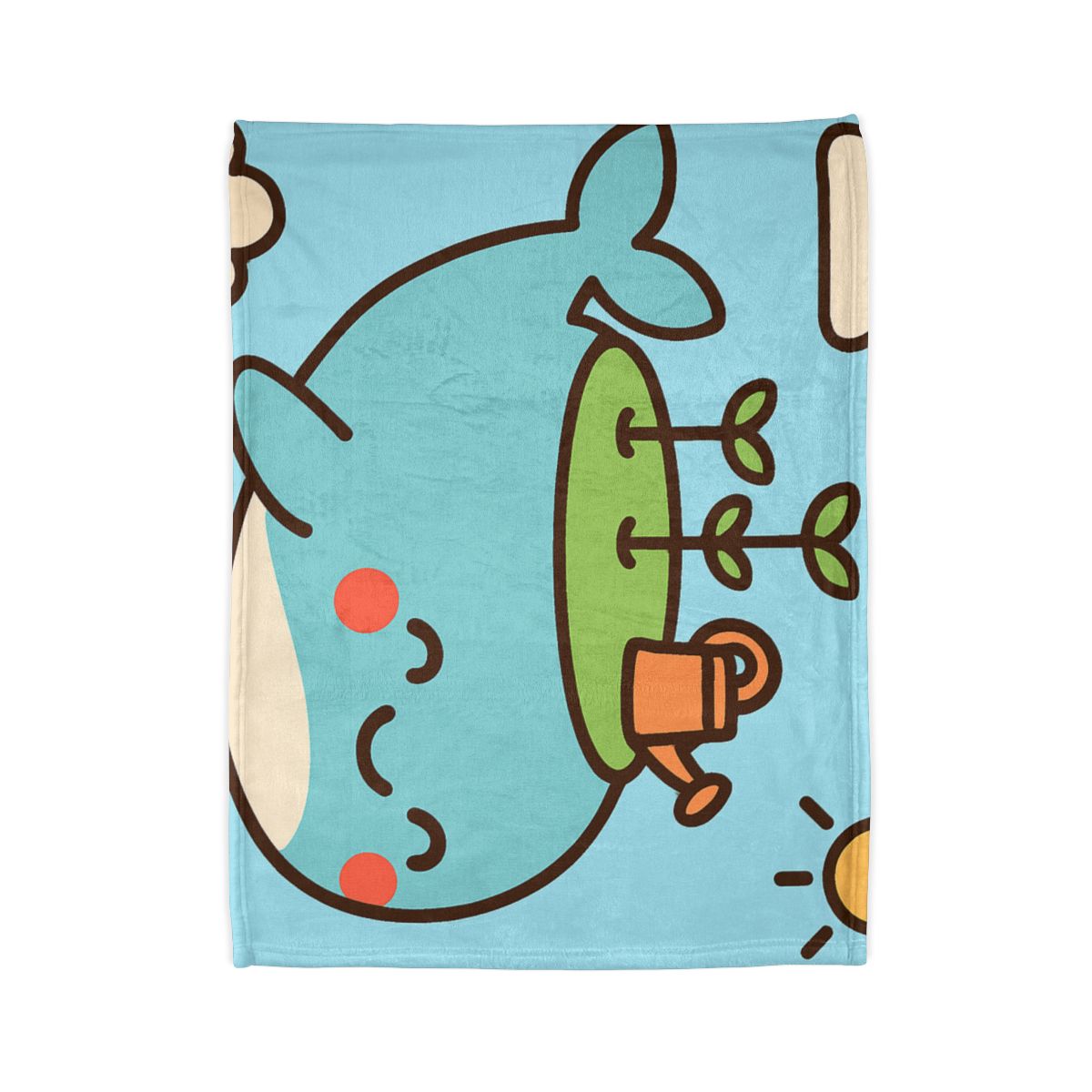 Sky Whale Seedling Planet Garden unique gift blanketscustom blankets