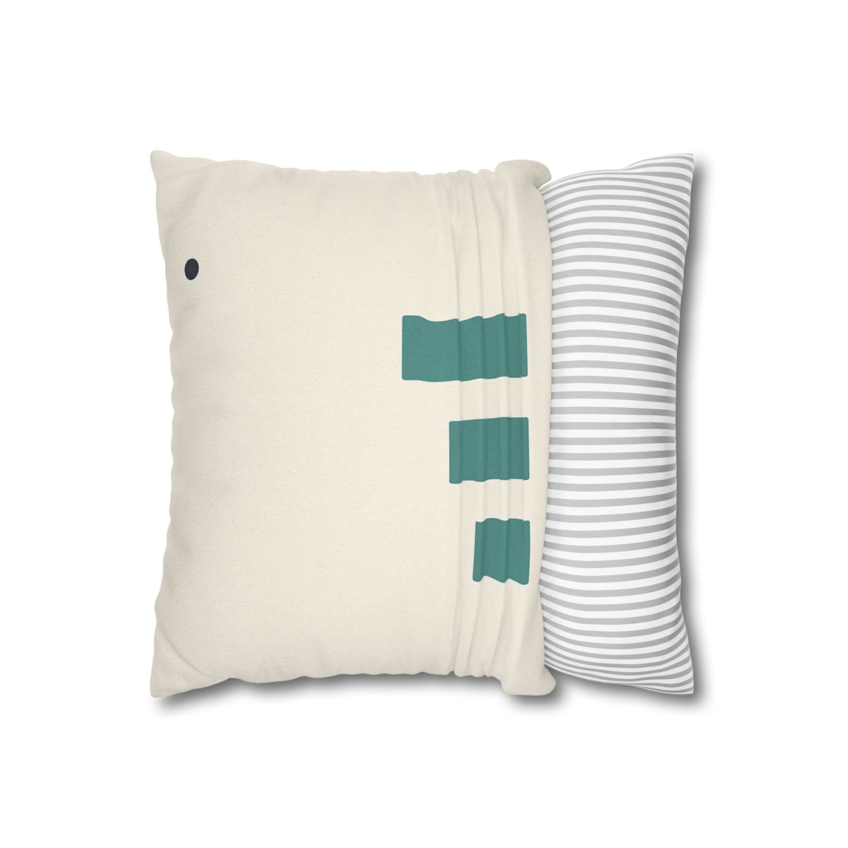 Sloping Trio With Distant Dot designer print pillow cases